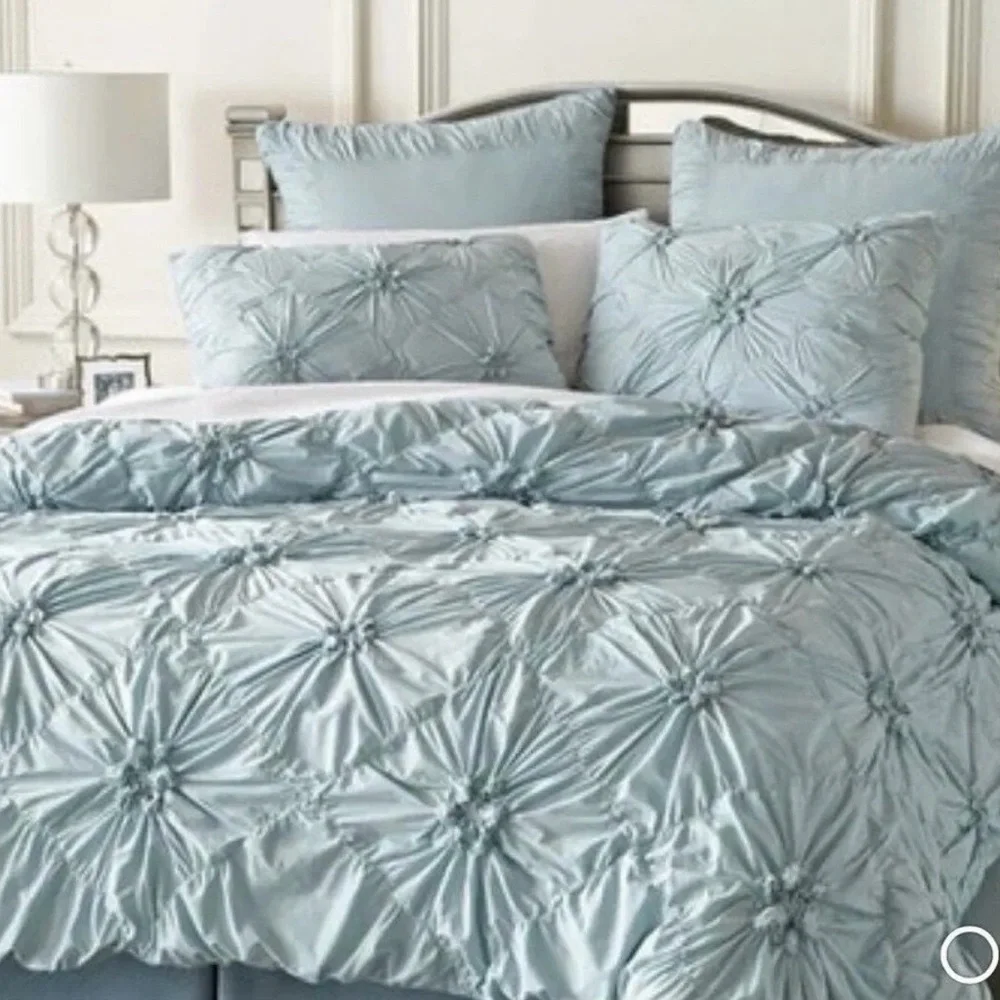 Pier 1 Savannah Duvet Cover – 100% Cotton – 90x94 - DOVE